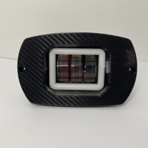 Fanale led rettangolare 50 special carbon look